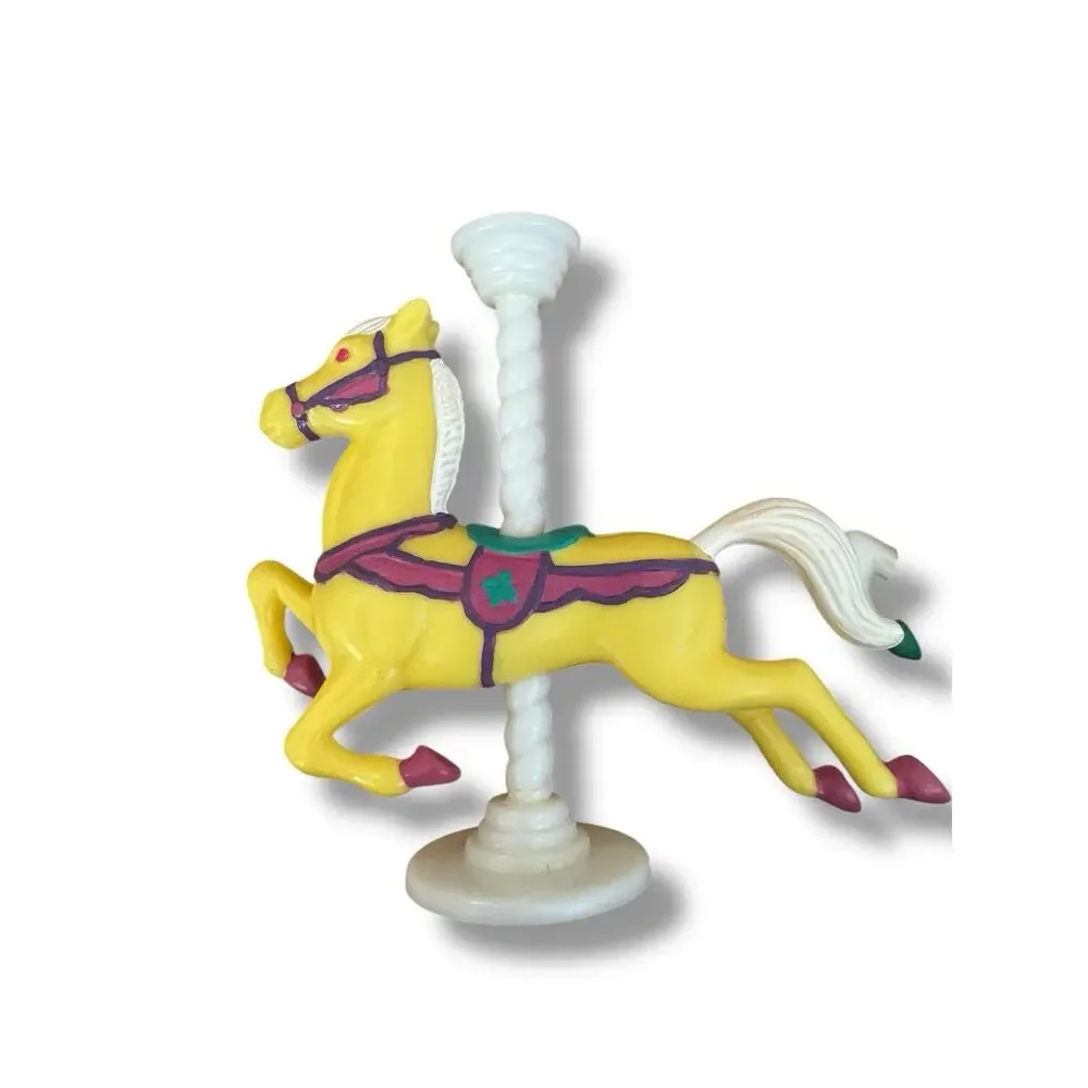 Wilton Carousel Horse Cake Separator Set of 2 Vintage 1996 Cake Toppers Toys